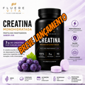 Creatina FLUERE VITA em pastilhas mastigáveis – Sabor Uva